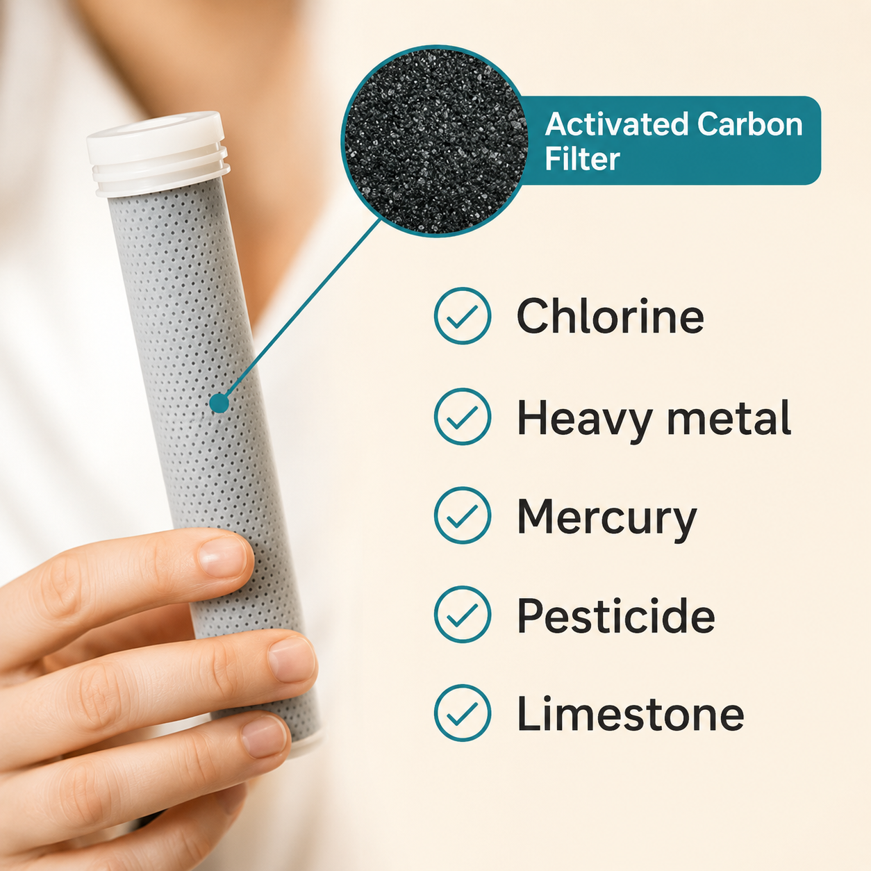 Toivelo Filtered Shower Head