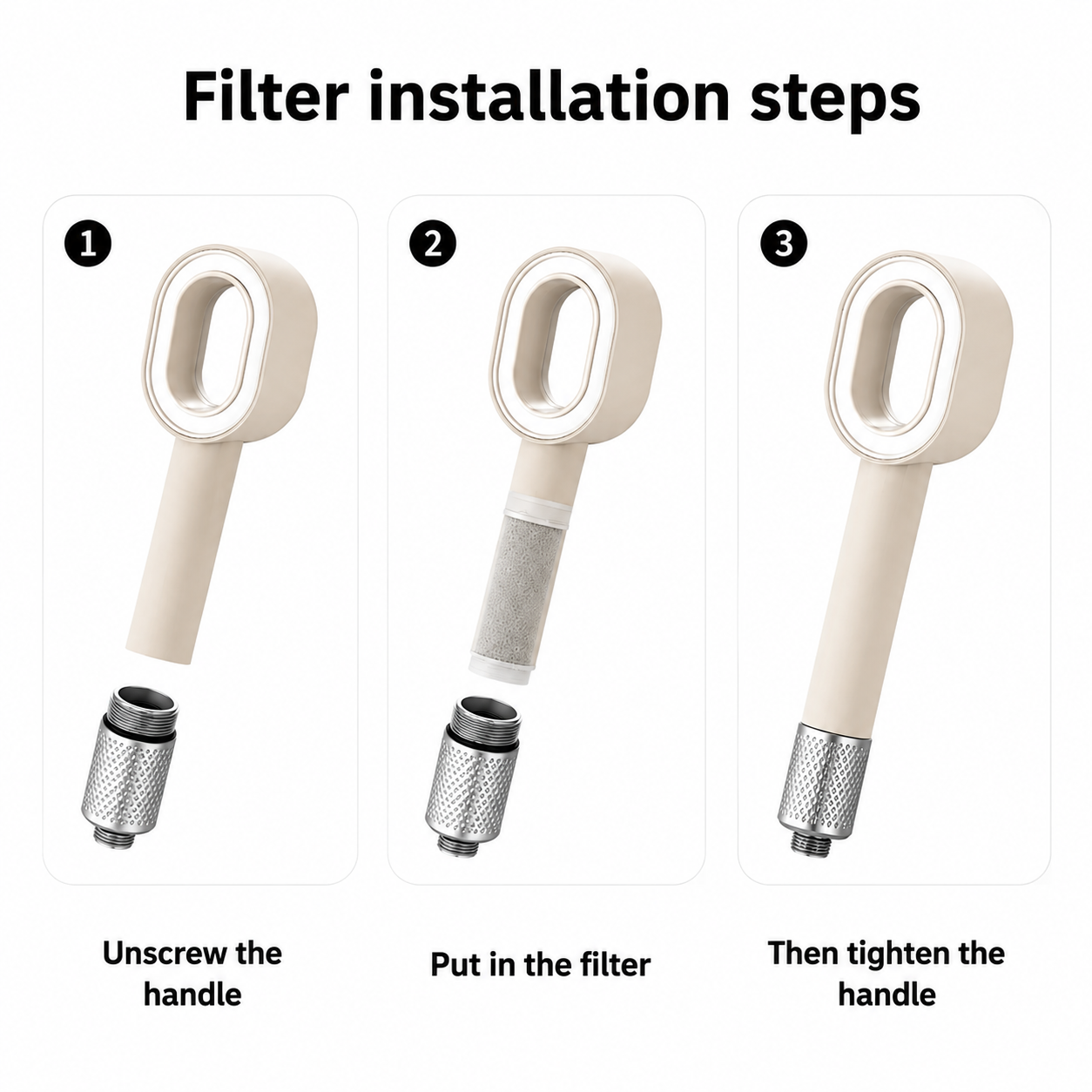Toivelo Filtered Shower Head