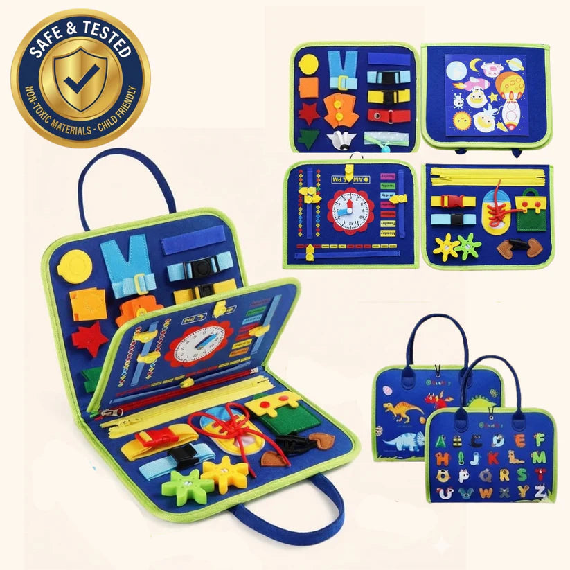 Toivelo™ Screen-Free Busy Board for Toddlers