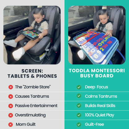 Toivelo™ Screen-Free Busy Board for Toddlers