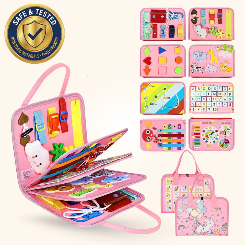 Toivelo™ Screen-Free Busy Board for Toddlers