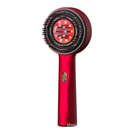 Electric Red Light Hair Care Comb