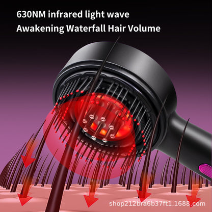 Electric Red Light Hair Care Comb