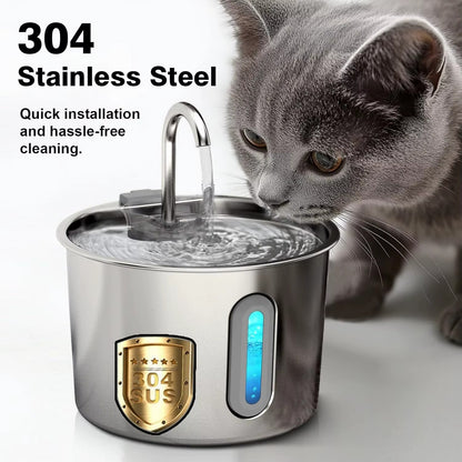 Smart Stainless Steel Cat & Dog Water Dispenser