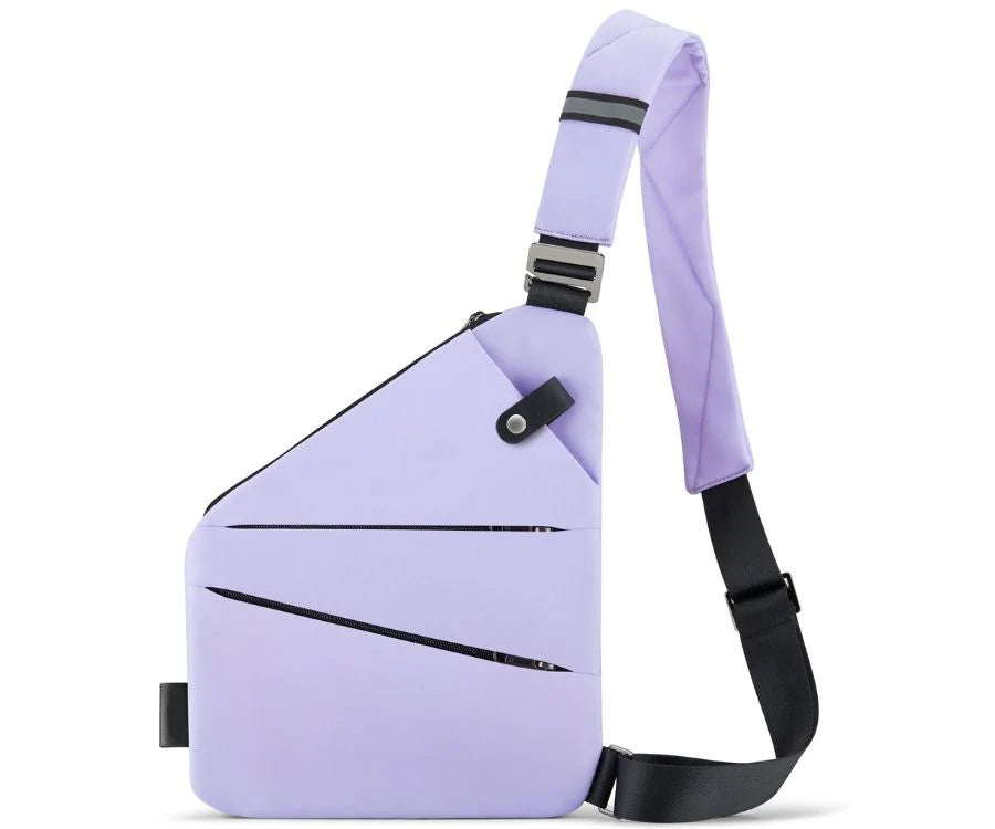 Men's chest bag, high-end crossbody bag, casual men's small backpack, large capacity, outdoor simple shoulder bag.